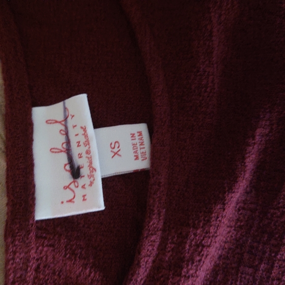 Isabel Maternity by Ingrid & Isabel top blouse long Sleeves bell sleeve size XS - Picture 2 of 7